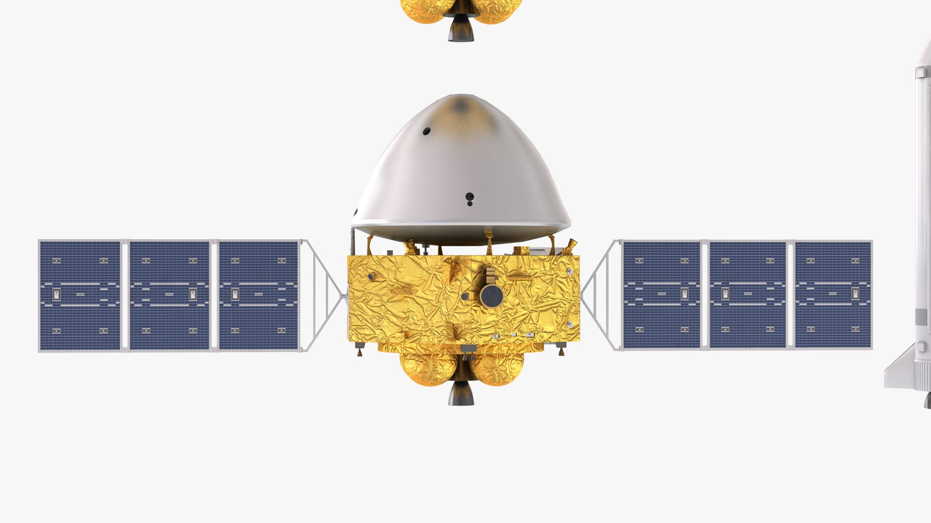 3D Tianwen Mars Probe Model - TurboSquid 1686273
