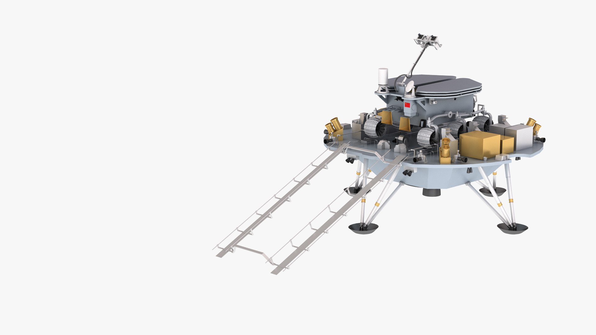 3D Tianwen Mars Probe Model - TurboSquid 1686273