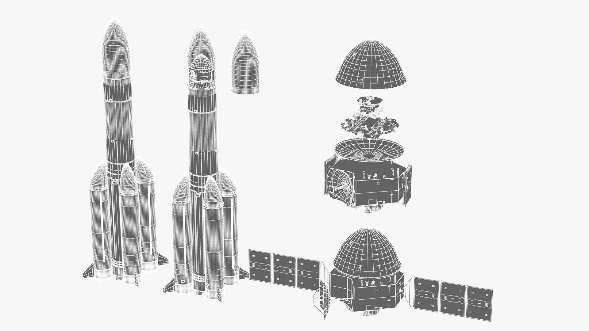 3D tianwen mars probe model - TurboSquid 1686273