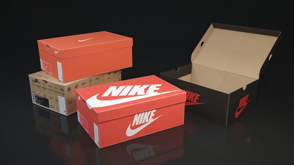 Malversar Islas Faroe dañar modelo 3d Caja de zapatos modelo 3D Nike 3D - TurboSquid 1296024