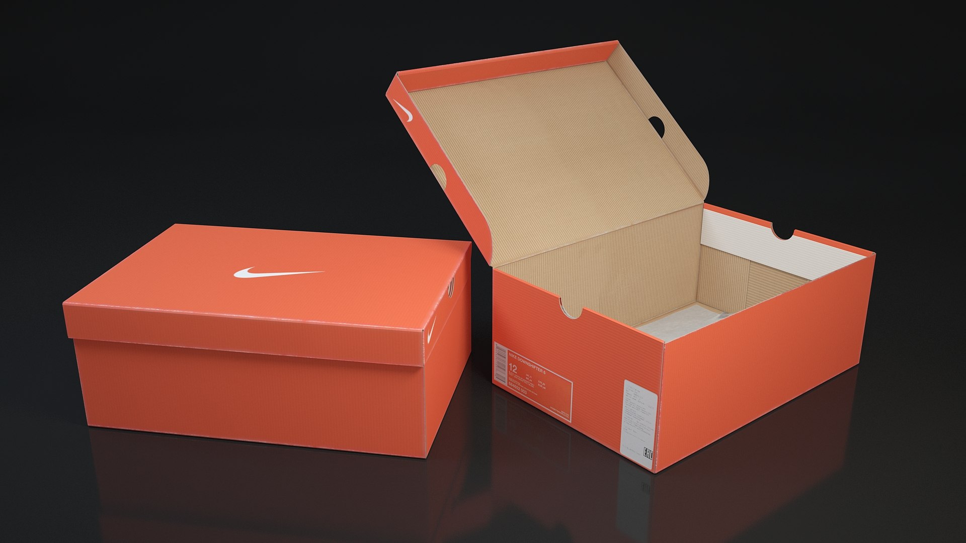 Shoe Box Nike 3D Model - TurboSquid 1296024