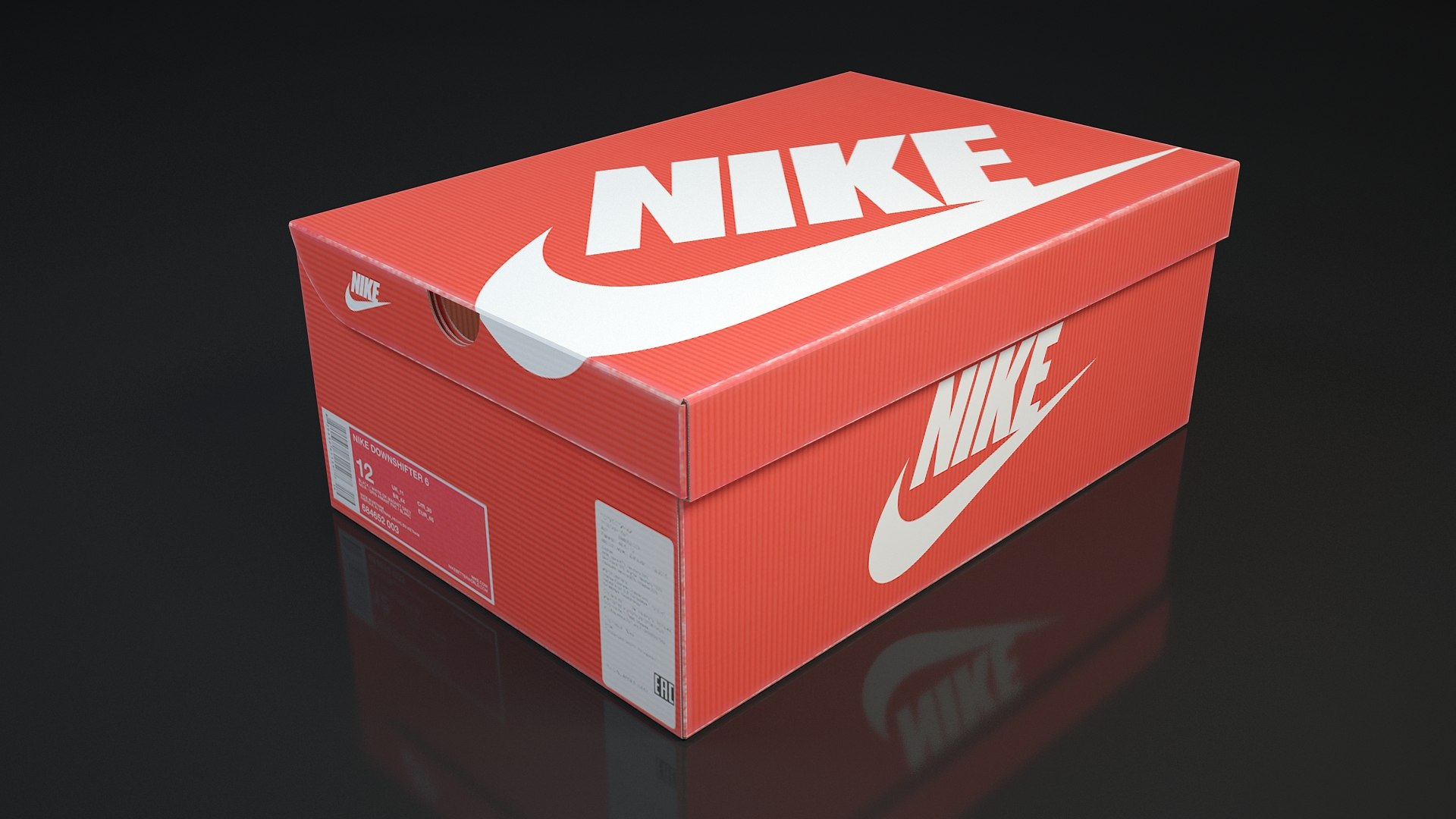 Shoe Box Nike 3D Model - TurboSquid 1296024