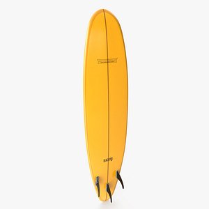 surfboard paddle 3d obj