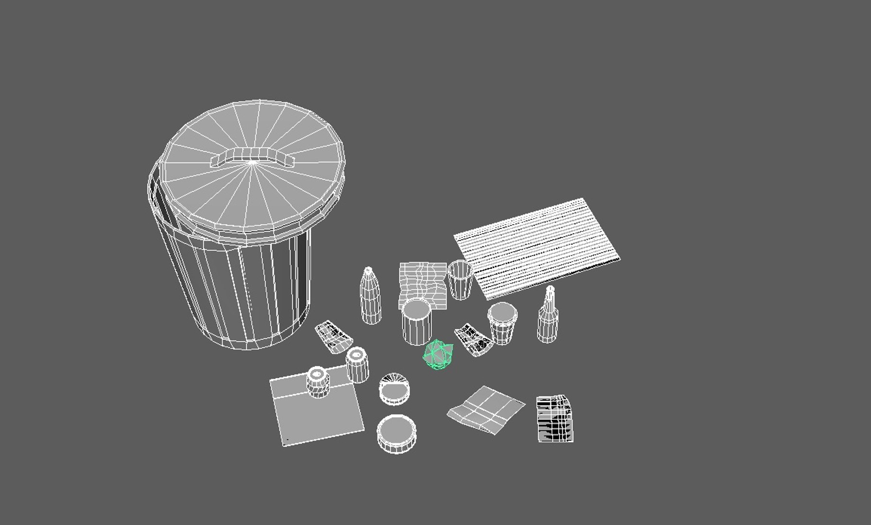 Garbage Trash 3D Model - TurboSquid 1512705