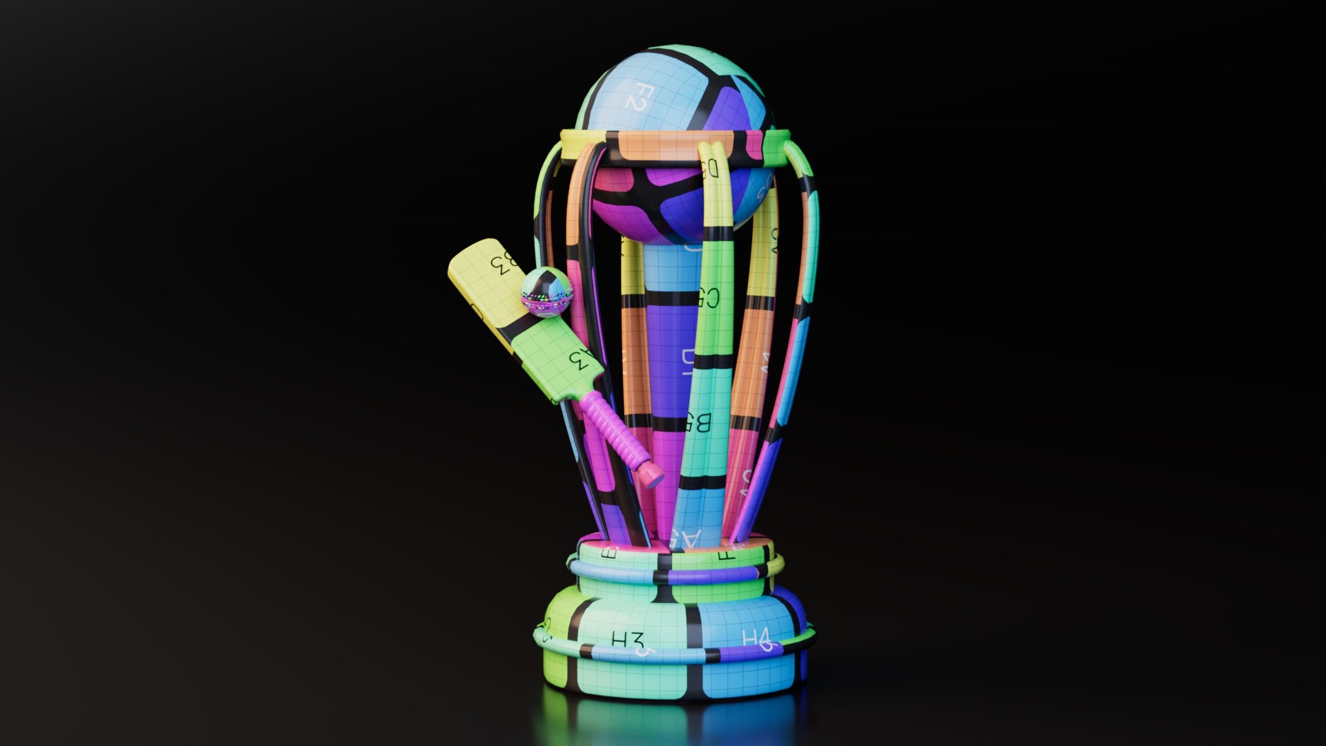3D Low Poly Cricket Kit https://p.turbosquid.com/ts-thumb/bk/MGuHTc/Rc/uv5/jpg/1753702261/1920x1080/fit_q87/81878cc7ac9b108ea43d7cb46c08f026785f95a5/uv5.jpg