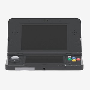 New Nintendo 3DS Black 3D model