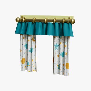 Curtain 01 3D model