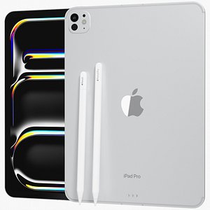 Apple iPad Pro 11 2025 M5 WiFi and Cellular with Pencils Silver