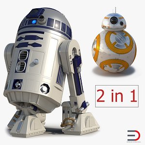 Star Wars Droids R2D2 and BB8 Collection