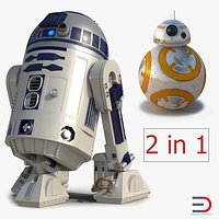 Star Wars Droids R2D2 and BB8 Collection