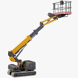 Hydraulic Lift Yellow - Type 1 PBR 3D