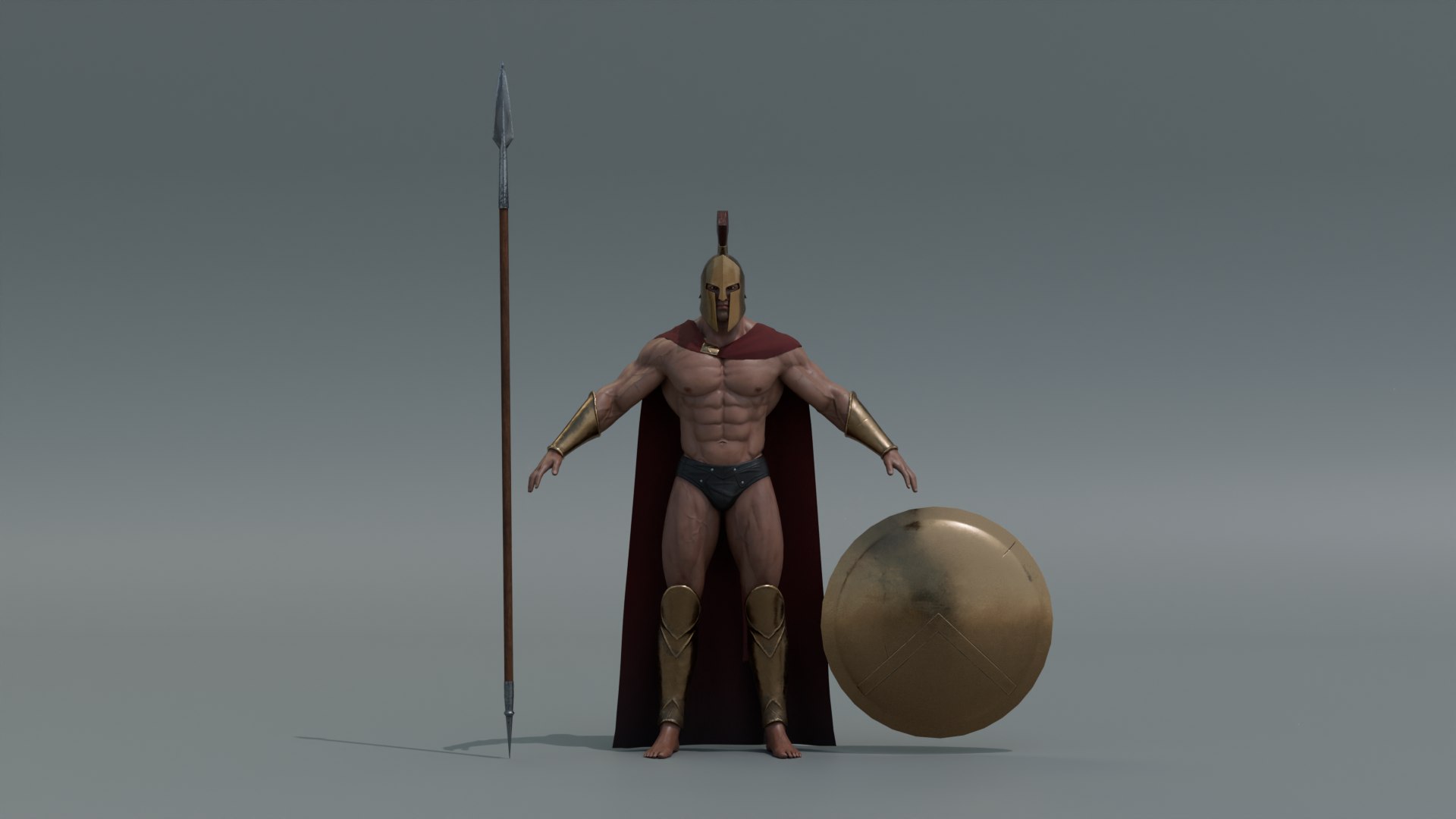 Spartan Warrior 3D Model - TurboSquid 2289729