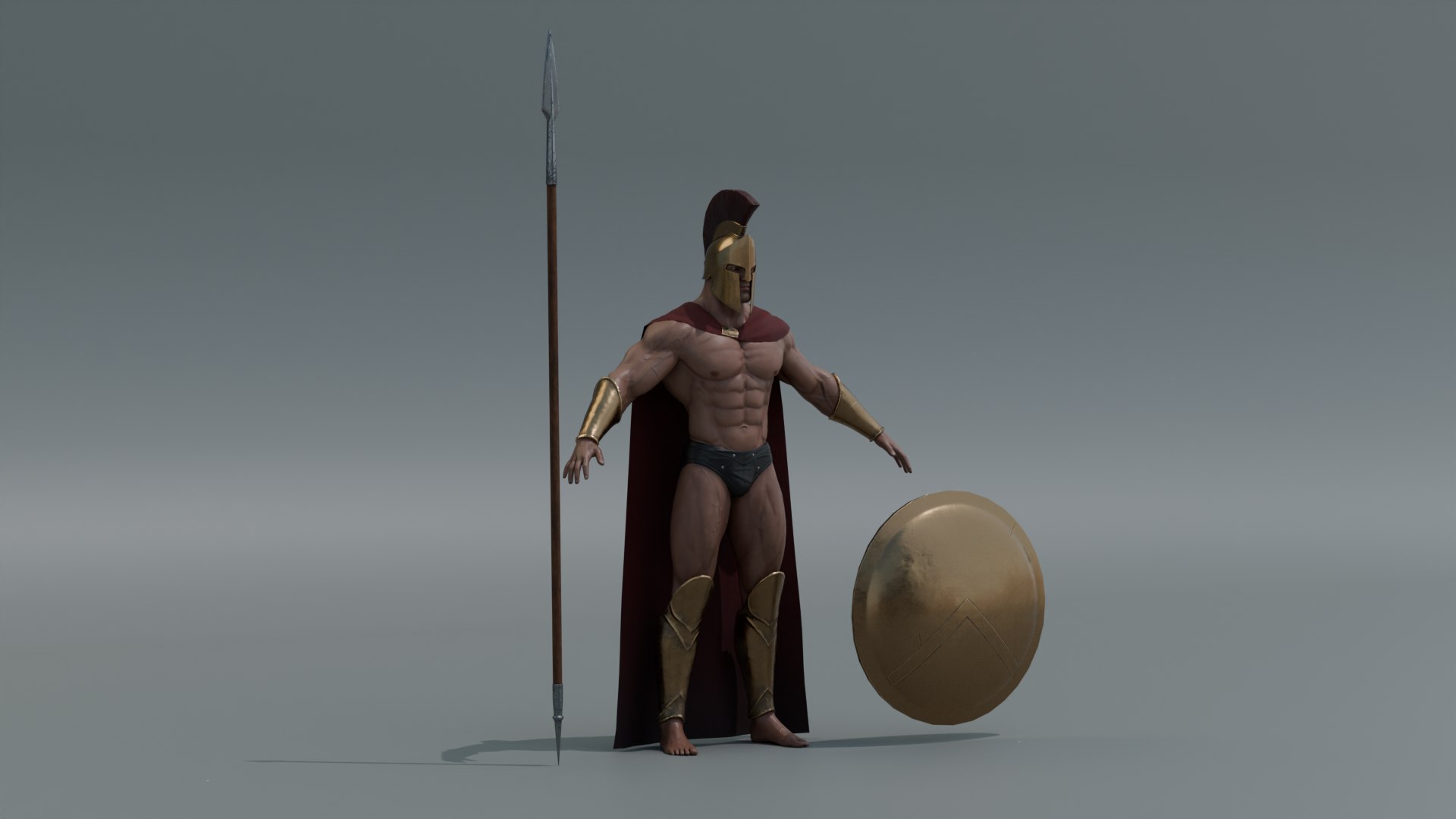 Spartan Warrior 3D Model - TurboSquid 2289729