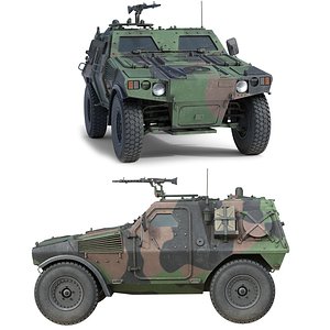 Panhard General Defence Scout car 3D