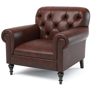 3d schnadig lynn chair model