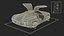 미래형 비행 자동차 Purple Rigged