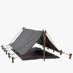 pup tent 3D model