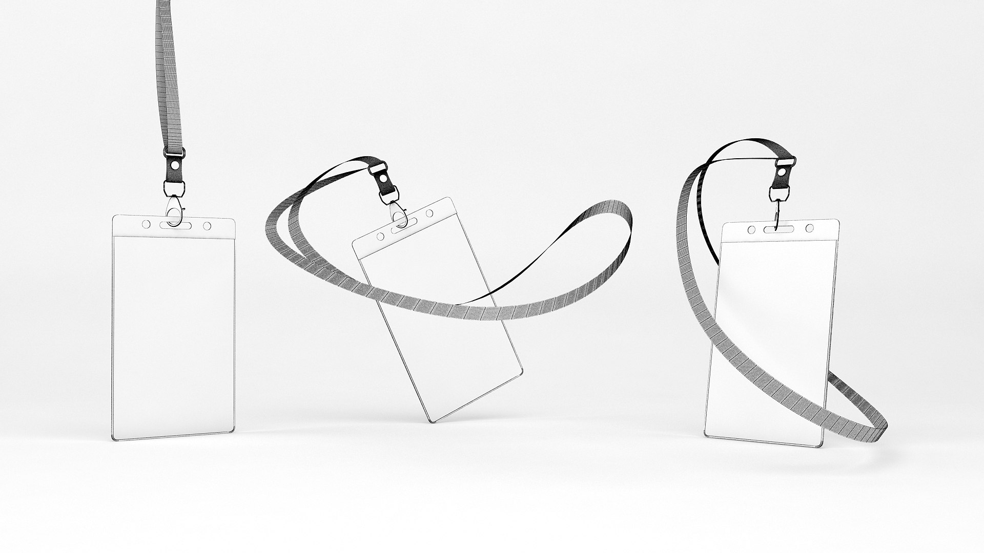 Badge Holder 3D model TurboSquid 1787871