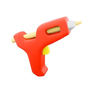 3D 3d  silicone caulk gun carpenter icon model