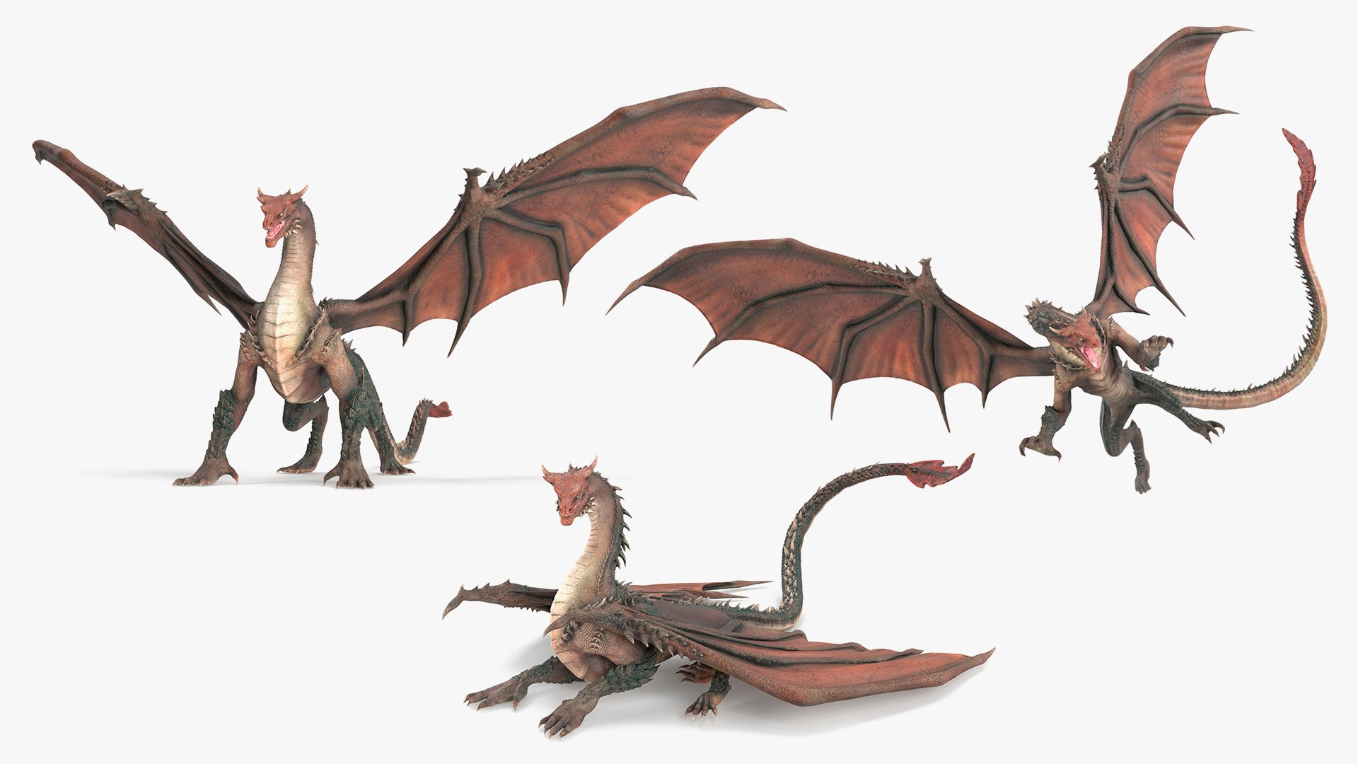 3D model Fantastical Dragons Collection https://p.turbosquid.com/ts-thumb/bk/iGdz7D/ct/fantasticaldragonscollectionmb3dmodel001/jpg/1706114106/1920x1080/fit_q87/9bb4697d966a4156fae4bb8e5e425e2afb3bd99b/fantasticaldragonscollectionmb3dmodel001.jpg