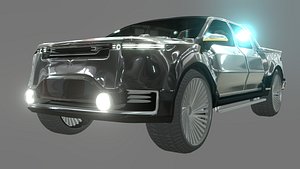 Generic Pick Up Low-poly 3D model