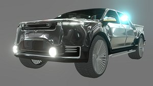 Generic Pick Up Low-poly 3D model