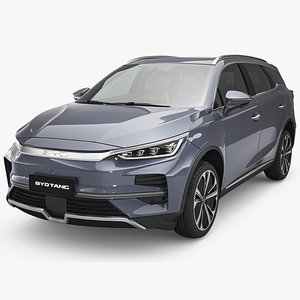 3D 2024 BYD Tang EV With Interior model