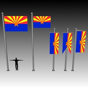 3d flag u