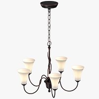Traditional Ceiling Light On