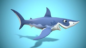 cartoon sharks pack 3D