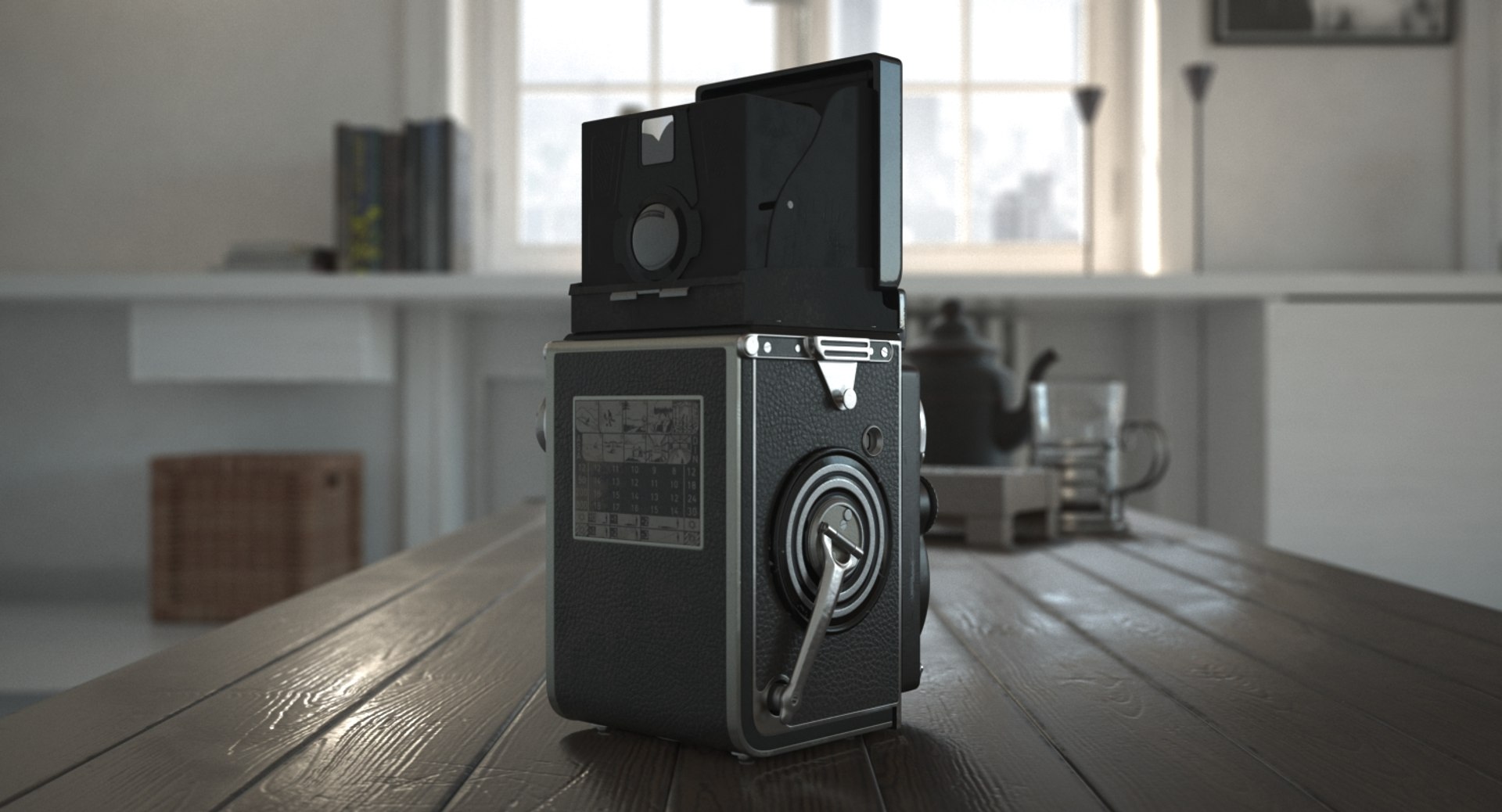old twin lens camera 3D https://p.turbosquid.com/ts-thumb/bk/s1GYJm/aD5xNXDA/oldtwinlenscameragenericmb3dmodel003/jpg/1534290976/1920x1080/fit_q87/8d333de1e134d6ecc179bba8244c47b75d5a2bfe/oldtwinlenscameragenericmb3dmodel003.jpg