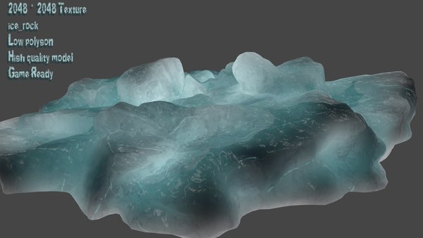 3D snow frozen model