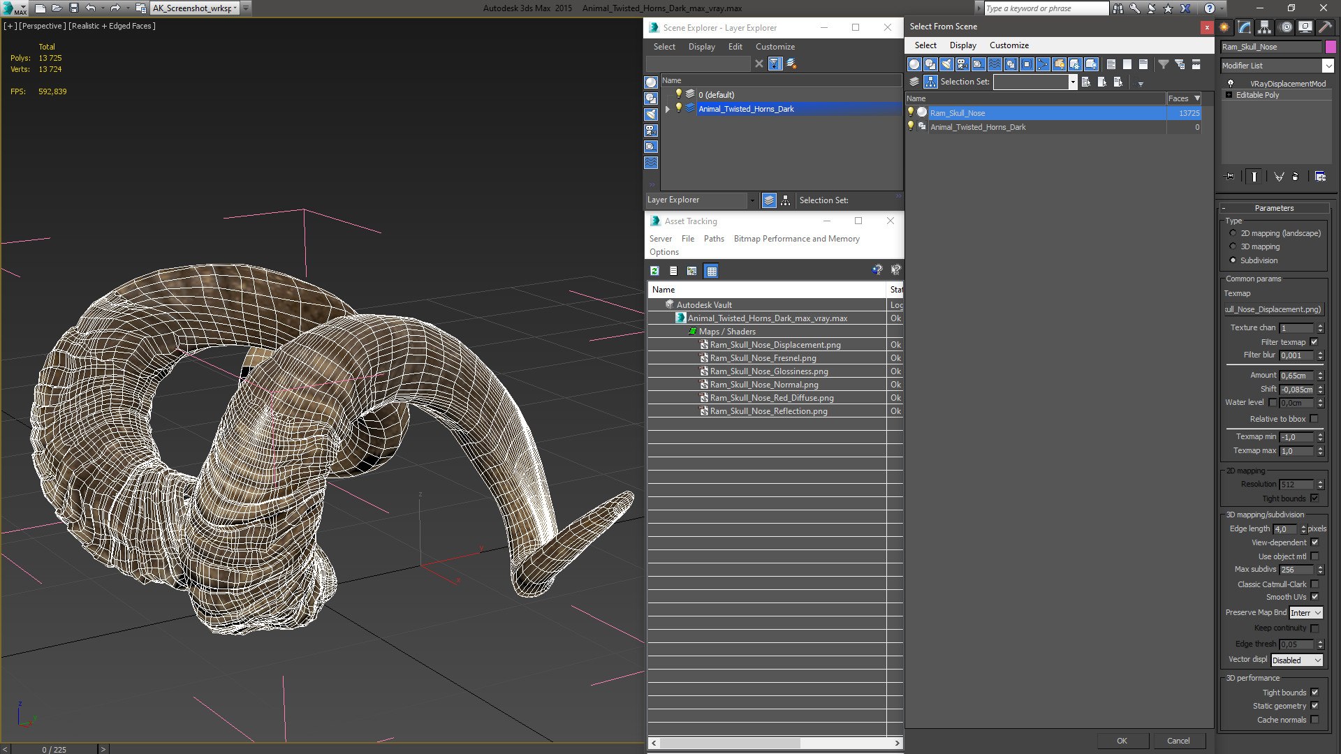 Animal Twisted Horns Dark 3D model https://p.turbosquid.com/ts-thumb/bk/vdsGLD/Wi/animaltwistedhornsdarkvray3dmodel021/jpg/1661767668/1920x1080/fit_q87/eccdc10e128e05d403501b3f594d567dcab33884/animaltwistedhornsdarkvray3dmodel021.jpg