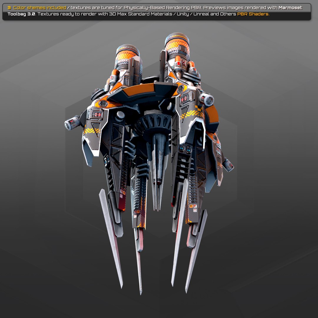 3D starship spacecraft https://p.turbosquid.com/ts-thumb/bk/z19z3L/Cbi1c9iC/ex405/jpg/1524745928/1920x1080/fit_q87/a7173008ba7372fbb3f70a715ed464ac2f9f5079/ex405.jpg