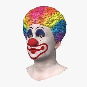 3D clown head