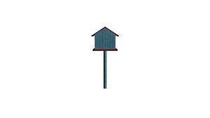 3d model small bird house