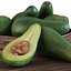 3D avocado fruit