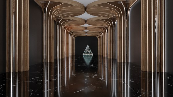 modelo 3d Exhibition hall - TurboSquid 2067018