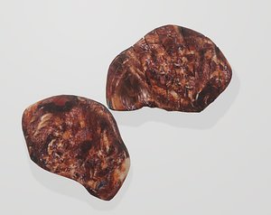 Frozen cooked and raw fish 3D model