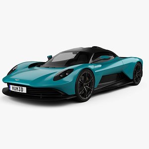 3D Aston Martin Valhalla 2022 model