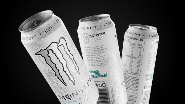 3D model Monster energy Ultra 3D Model PBR 3D model - TurboSquid 2017201