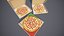 Pizza e Caixa Low Poly