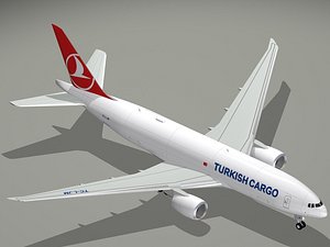 3D boeing turkish airlines cargo
