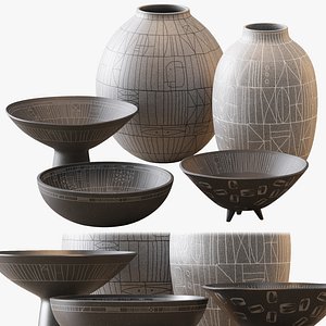 3D model Scribe Series bowls