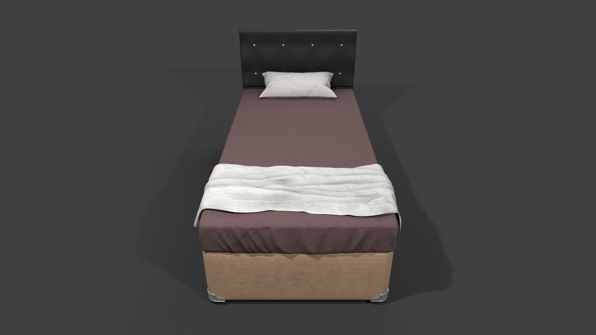 3D Single Bed https://p.turbosquid.com/ts-thumb/bl/PTEi63/Gp/turntable/png/1716591102/1920x1080/turn_fit_q99/875523721829a2ab3d920018c68319a8bb766a87/turntable-1.jpg