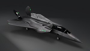 3D FAS-36 Vampire Next Generation Stealth Jet model