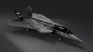 3d Yf-22 F-22 Model