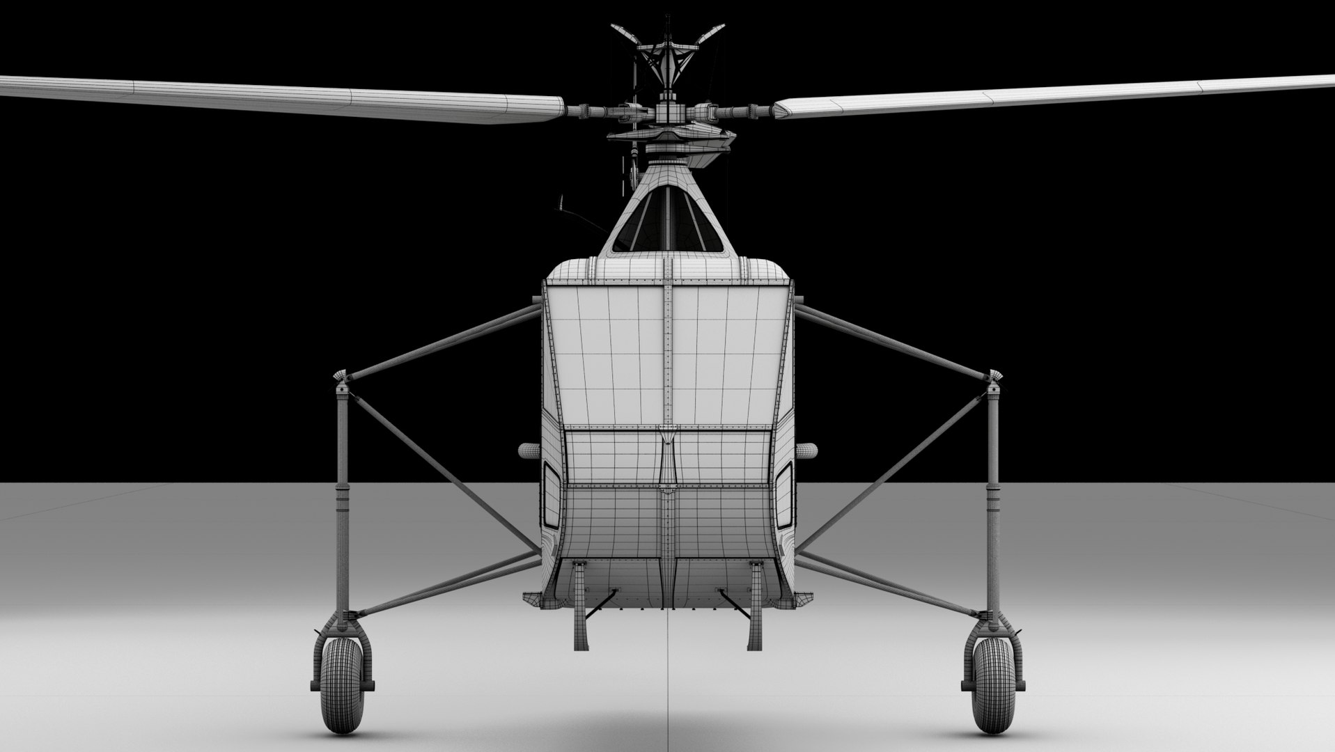 3D Sikorsky R4 TurboSquid 2145868