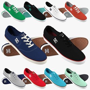 3D model dc shoes - flash
