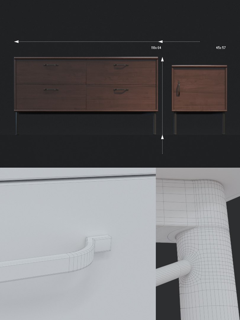 Ikea Musken 3d Model